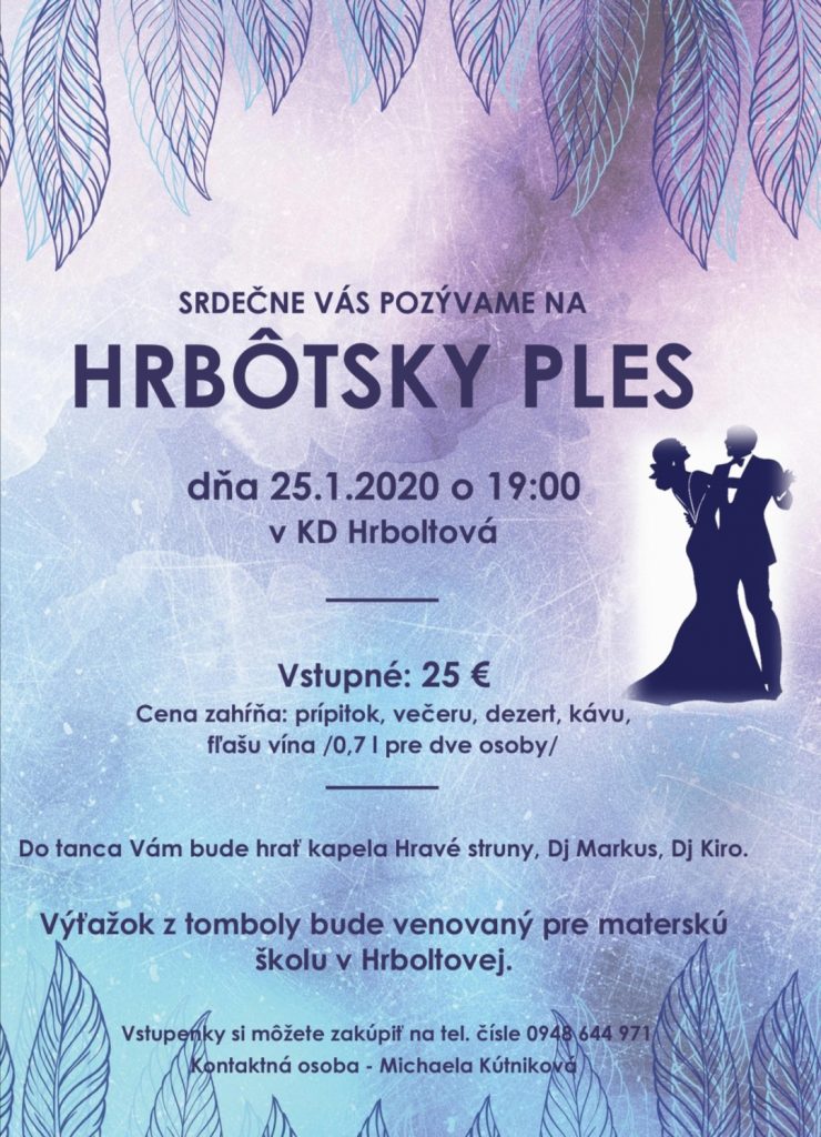 Hrbotsky ples 2019